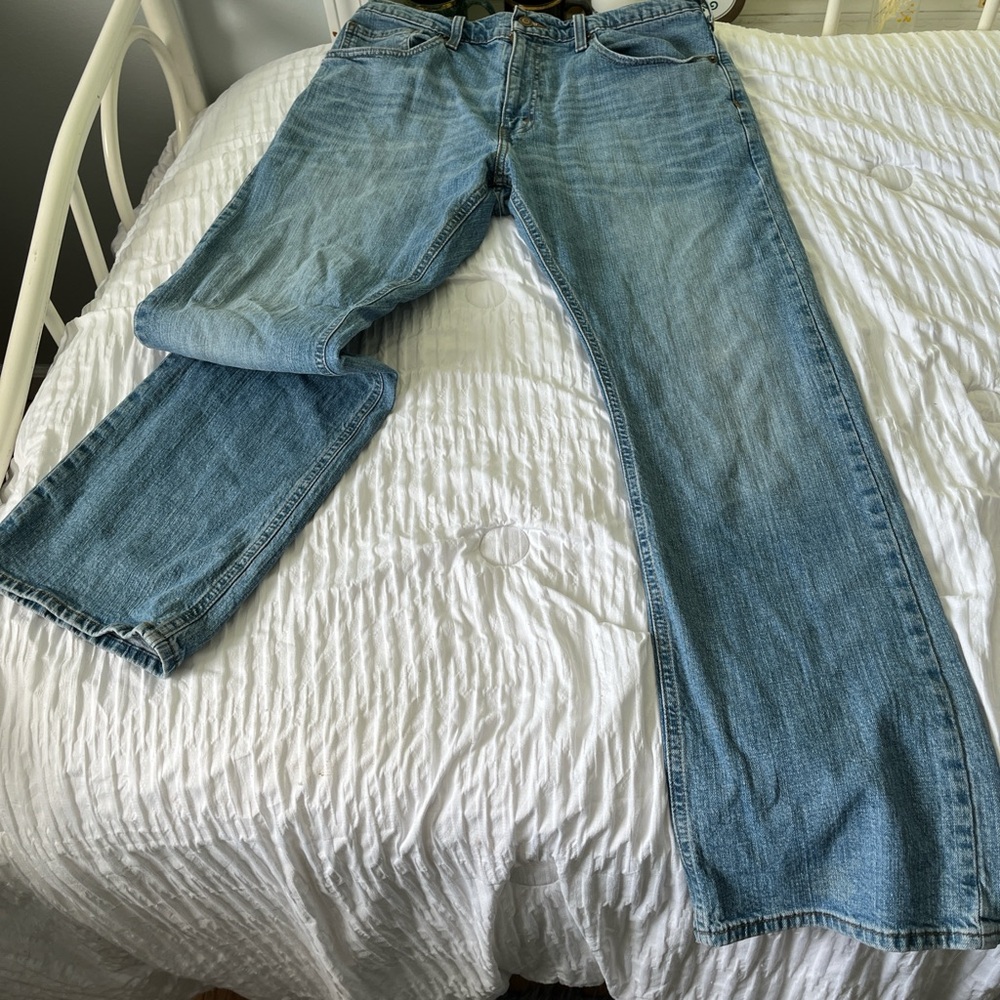 Signature by Levi Strauss Men's Bootcut Jeans - Light Blue